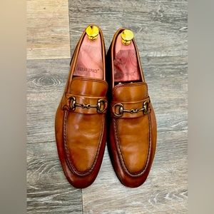 To Boot New York Nile Leather Bit Loafer Size 8